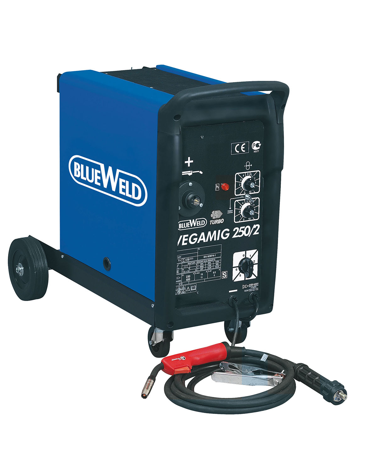 Сварочный полуавтомат BLUEWELD Vegamig 250/2 Turbo 821428