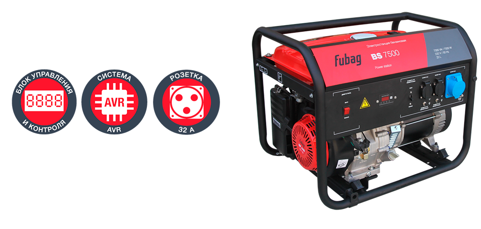 Бензиновая электростанция FUBAG BS 7500