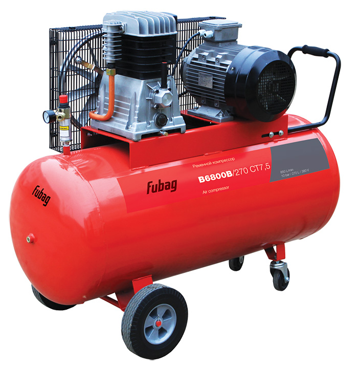Двухцилиндровый масляный компрессор FUBAG B6800B/270 СТ 7,5