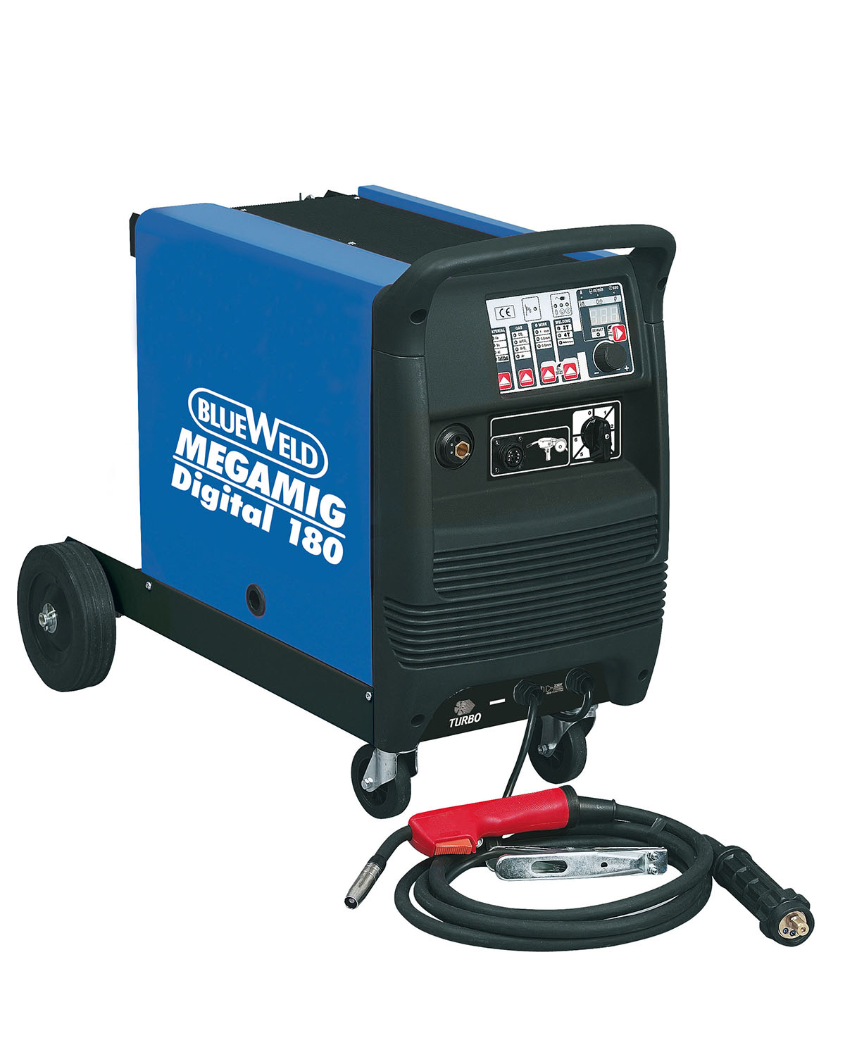 Сварочный полуавтомат с микропроцессорным управлением BLUEWELD Megamig Digital 180 821373