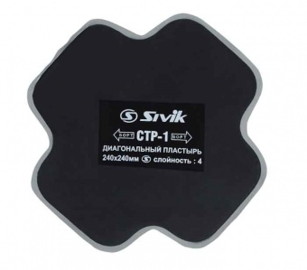 Пластырь диагональный 240x240мм SIVIK CTP4