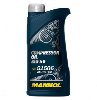 Масло для пневмоинструмента, объем 1 л, MANNOL COMPRESSOR OIL ISO 46