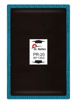 Пластырь кордовый 90х135 / 2 слоя корда (10 шт.) PR-20 Dr. Reifen